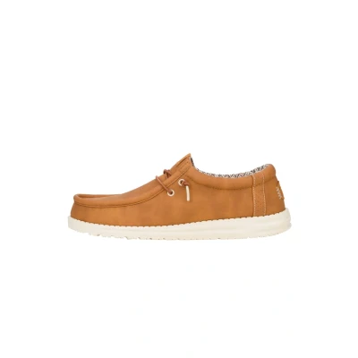 Abbildung von HEYDUDE Wally Classic Herren Slip on Schuhe Mokassin Stil, Tan, 40