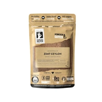 Abbildung von Bremer Gewürzhandel Ceylon Zimt, gemahlen, aromatisches Zimt Pulver zum Backen &amp; Kochen, 100g