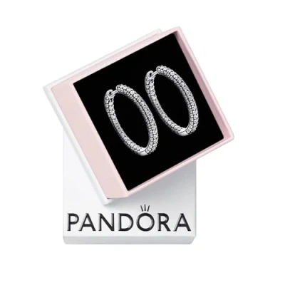 Abbildung von Pandora PAVE Single ROW Ohrringe, Damen, Größe: One Size, Sterling silver