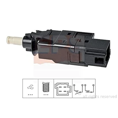 Abbildung von EPS 1.810.260 Bremslichtschalter mechanisch Made in Italy OE Equivalent MERCEDES BENZ: B Klasse, A E Klasse T modell