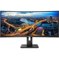 Abbildung von Philips 345B1C 34 Zoll WQHD Curved Monitor, höhenverstellbar (3440x1440, 100 Hz, HDMI, DisplayPort, USB Hub) schwarz