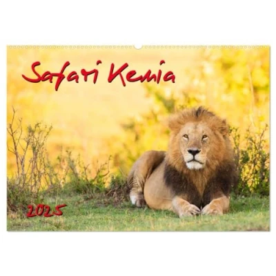 Abbildung von Safari Kenia (Wandkalender 2025 DIN A2 quer), CALVENDO Monatskalender