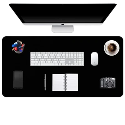 Abbildung von DOBAOJIA Große Schreibtischunterlage XXXXL, Schreibtischmatte, Desk Pad, Schreibtischschutz, Schreibblock, für Laptop/Tastatur/Maus, PU Leder Wasserdicht + Wildleder Rutschfest 120 x 43cm