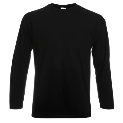 Abbildung von Fruit Of The Loom Herren Valueweight Rundhalsausschnitt Langarm T Shirt