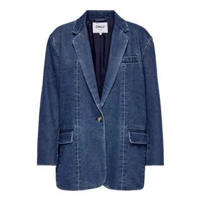 Abbildung von ONLY Onlcory Blazer, Damen, Größe: Medium, Medium blue denim