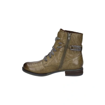 Abbildung von Josef Seibel Sanja Schnürstiefelette, Damen, Größe: 37, Oliv Schuhe