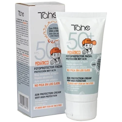 Abbildung von Tahe Pediatric Sonnenschutz Photoprotector Solar Gesichtscreme SPF50+, 50 ml