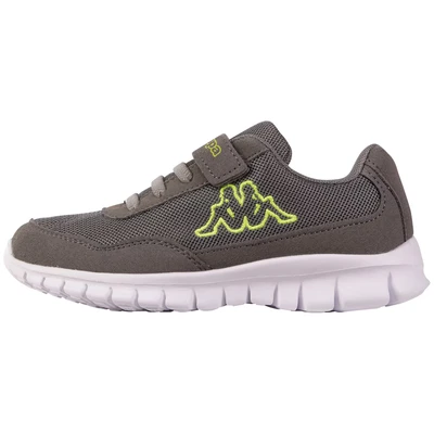 Abbildung von Kappa Follow Unisex Trainingsschuh für Kinder, Größe: 26, Grey/lime Schuhe