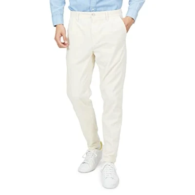 Abbildung von BOSS Herren Trousers Flat, Open White, 30W / 34L EU