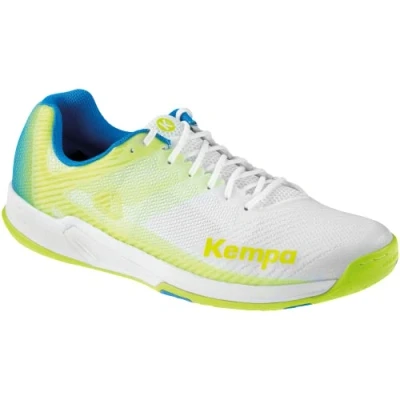 Abbildung von Kempa Unisex Wing 2.0 Sneaker Freizeitschuh Halbschuh Lauf und Sportschuh Turnschuhe Handball Jogging Outdoor Freizeit Shoes leicht atmungsaktiv, Weiß Fluo Gelb