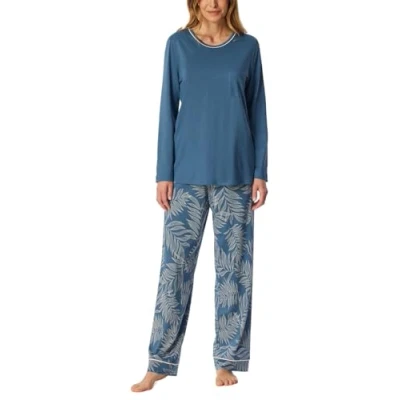 Abbildung von Schiesser Comfort SET Nachtwäsche Set, Damen, Größe: 36, Atlantikblau