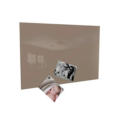 Abbildung von Magnettafel Magnetwand (verschiedene Größen und Farben) inklusive 10 Magnete Made in Germany (60 x 90 cm, cappuccino/beige)