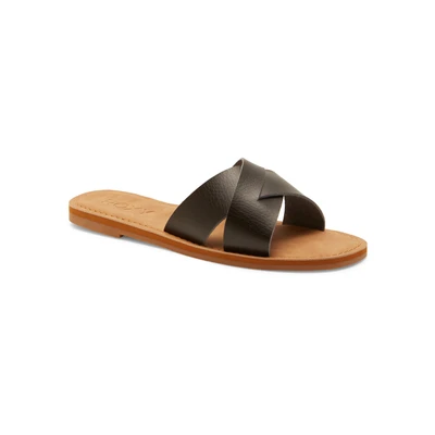 Abbildung von Roxy Andreya Pantolette flach, Damen, Größe: 41, Black Pu