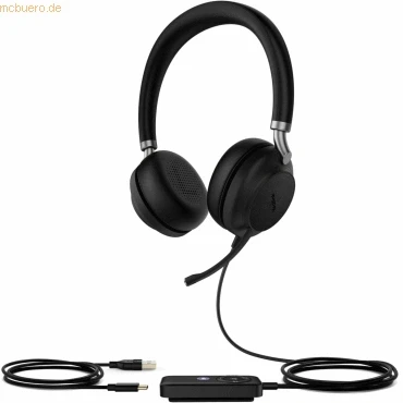 Abbildung von Yealink Bluetooth Headset UH38 Dual Teams BAT, Schwarz