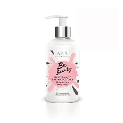 Abbildung von APIS BE BEAUTY Hydrierender Balsam für den Körper mit Aloes, Mango, Leinen und Kirsche Parfümierte Linie Hydrierte Haut 300 ml