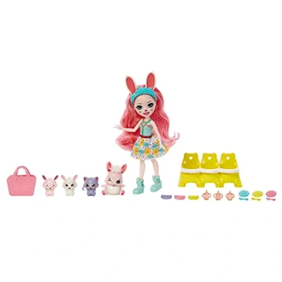 Abbildung von Enchantimals Baby Bestie Bree Bunny &amp; Twist Bunny, Puppe