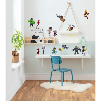Abbildung von Komar Wandtattoo &quot;Wandtattoo Spidey and Friends Größe 50 x 70 cm&quot;, (13 St.)