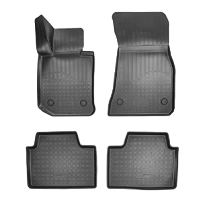 Abbildung von RECAMBO F 0270 Fußmattensatz Gummi vorne und hinten 4 schwarz BMW: 3 Touring, Limousine
