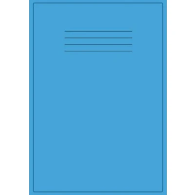 Abbildung von 10mm Squared Paper Maths Exercise Book: A5, 100 Pages, 90gsm A5 Books 10 mm Squares Jotter / Grid Notebook for Kids ... School, Home, Office, Writing Blue Cover