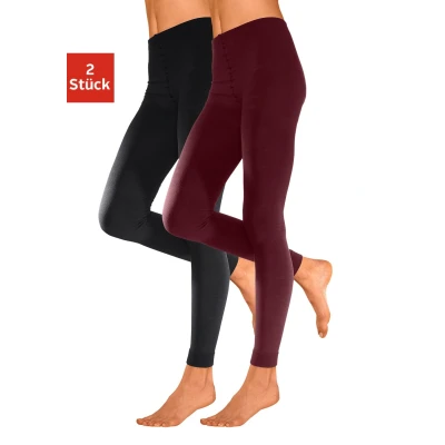 Abbildung von Lavana Thermoleggings, (2er Pack), innen leicht angeraut