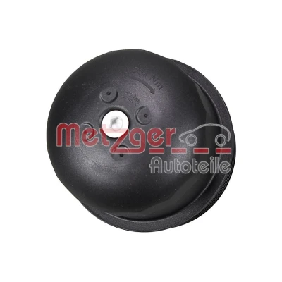 Abbildung von METZGER 2370124 Deckel, Ölfiltergehäuse ohne Ölfilter, mit Dichtung VOLVO: XC90 II, V90 II Kombi