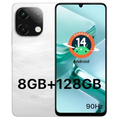 Abbildung von UMIDIGI G9T Handy,Android 14 Smartphone Ohne Vertrag,Smartphone 6.75 Zoll 90Hz,8GB+128GB/1TB,Handy 5000mAh,13MP+8MP,Dual SIM 4G Simlockfreie Handys, Fingerabdruck/Face ID,GPS,2.4G/5G WiFi