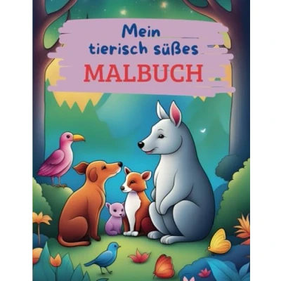Abbildung von Mein Tierisch süßes Malbuch: Malbuch für kreative Tierfreunde