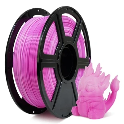 Abbildung von FLASHFORGE High Speed PLA Filament 1.75mm, Druck bis zu 8x schneller, 500mm/s Schnelldruck 3D Drucker Filament, HS für optimale Effektivität bei hohen Geschwindigkeiten (Pink &amp; White)