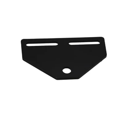 Abbildung von Motorrad vorne unten montiert Scheinwerfer Lampenhalterung Adapter für Harley Honda Kawasaki Suzuki VTX VT Shadow Cruiser Chopper Bobber Touring Custom (Schwarz)