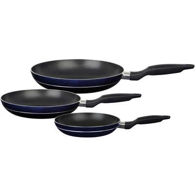 Abbildung von GSW Pfannen Set &quot;Temptura&quot;, Aluminium, (Set, 3 tlg., 1x Pfanne 20cm, 24cm, 28cm), mehrfache, pflegeleichte Antihaft Versiegelung, Induktion