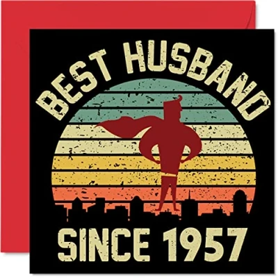 Abbildung von 67. Karte Hochzeitstag Jahrestag für Ehemann Bester Alles Gute zum Hochzeits Jubiläum Karten den Partner, 145mm Grußkarten Siebenundsechzigste Jahrestage
