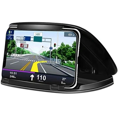 Abbildung von Handyhalter fürs Auto,Handyhalterung Auto Smartphone Armaturenbrett Autohalterung mit Rutschfest für Alle 3 6.8 Zoll Geräte kompatibel iPhone Xs Max,X,8,7,Samsung S10 S9,Huawei andere, Schwarz