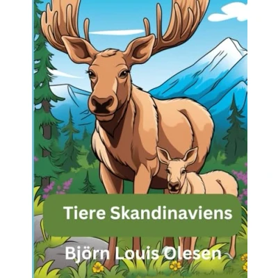 Abbildung von Tiere Skandinaviens: Malbuch für Groß und Klein mit Motiven aus dem hohen Norden