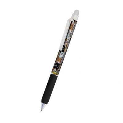 Abbildung von Online magiXX Radierstift Katzen I Gelschreiber blau radierbar mit 0,7mm Strichstärke Tintenroller zum Schreibenlernen, Büro Erasable Pen Set Radierbarer Kugelschreiber Schüler