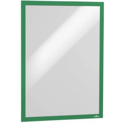 Abbildung von Durable Info Rahmen Duraframe (A3, selbstklebend mit Magnetverschluss) 2 Stück, grün, 487305
