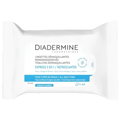 Abbildung von Diadermine Express 3 in 1 Abschminktücher mit 40 Tüchern.