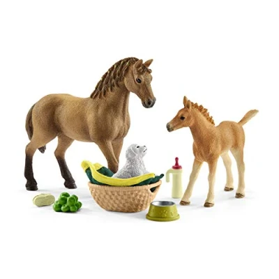 Abbildung von Schleich® Spielfiguren Set Horse Club Sarahs Tierbaby Pflege 42432