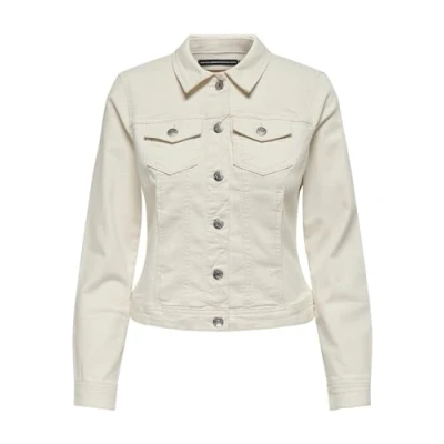 Abbildung von ONLY Jeansjacke, Damen, Größe: Large, Ecru