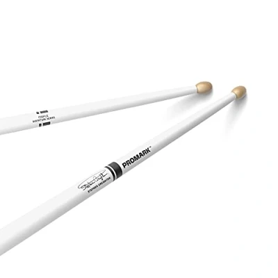 Abbildung von ProMark Drumsticks Schlagzeug Sticks PBSC WHT Stephen Creighton Pipe Band Stick, weiß