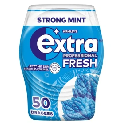 Abbildung von Extra Professional Fresh Kaugummi, Strong Mint, 50 Dragees