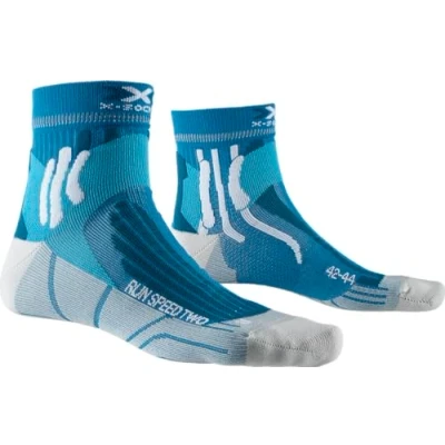 Abbildung von X Socks Run Speed Two Laufsocke Blau Unisex Grösse 45 47