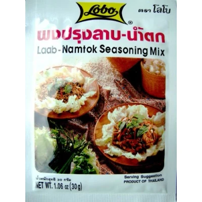 Abbildung von Laab Namtok thailändische Gewürzmischung Lobo 30g