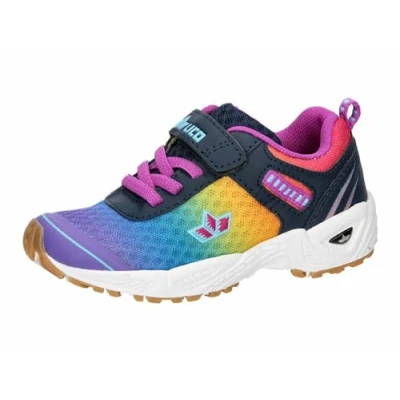 Abbildung von Lico Barney VS Hallenturnschuhe, Marine/Lila/Türkis, 38 EU