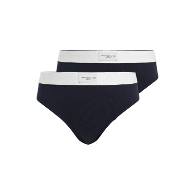 Abbildung von Tommy Hilfiger 2 PACK Slip für Kinder, Größe: 128 140, Desert sky