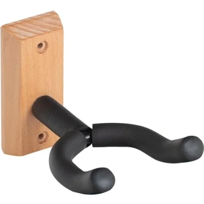 Abbildung von Classic Cantabile Gitarrenständer Gitarrenwandhalter Holz, (1 tlg), universal geeignet für E Gitarre, Konzertgitarre, Bass und Banjo