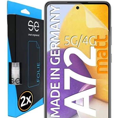 Abbildung von [2 Stk.] Entspiegelte 3D Schutzfolie kompatibel mit Samsung Galaxy A72, hüllenfreundliche Matte Displayschutz Folie, Schutz vor Schmutz und Kratzern, Alt. Schutzglas