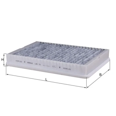 Abbildung von Filter, Innenraumluft MAHLE ORIGINAL LAK 79