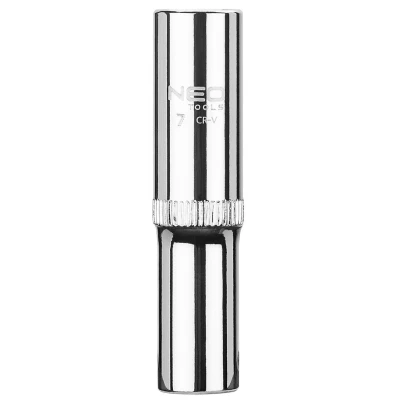 Abbildung von NEO TOOLS 08 240 Steckschlüsseleinsatz 1/4 3124 7 mm Chrom Vanadium Stahl SuperLock