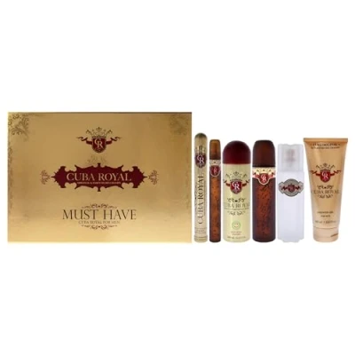 Abbildung von Cuba Royal for Men Gift Set (Eau de Toilette Spray 3.4 Ounce, Eau 1.17 Shower Gel, After Shave, Body Spray) by