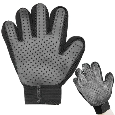 Abbildung von 1 Stück Katzenhandschuh,Katzenbürste Handschuh,Katzen Handschuhe Fellpflege,Fellpflegehandschuh Katze,Fellpflege Katze,Katzen Handschuh,für Hunde,Katzen,Kurzhaar,Langhaar (Rechte Hand)
